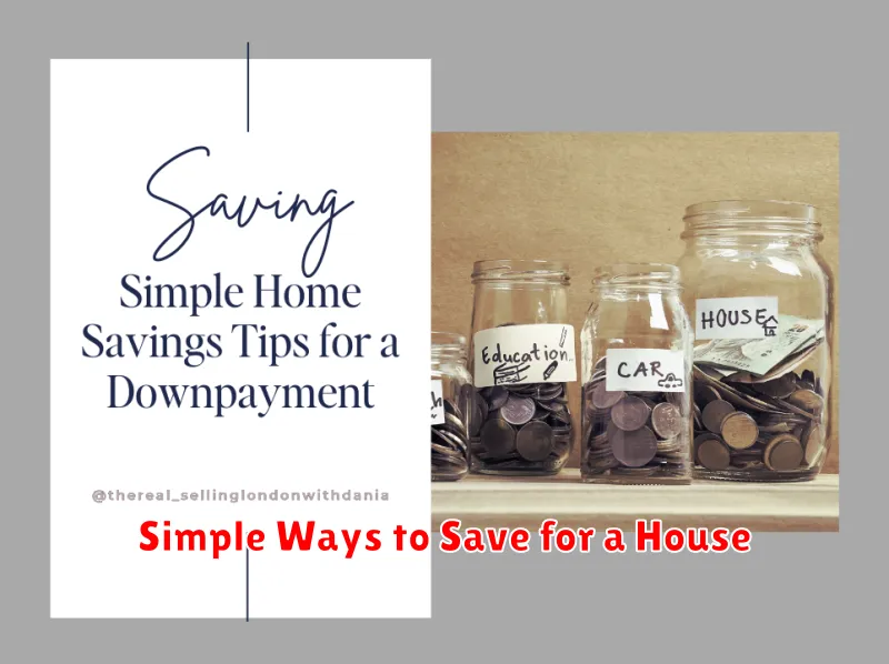Simple Ways to Save for a House Simple Ways to Save for a House